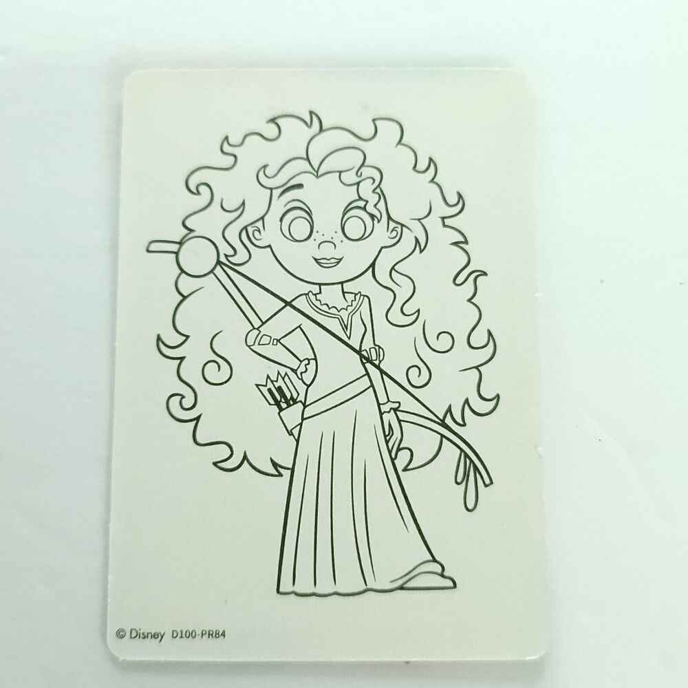 Merida 2023 Card Fun 1/1 Disney 100 Carnival  Paper Sketch Card D100-PR84